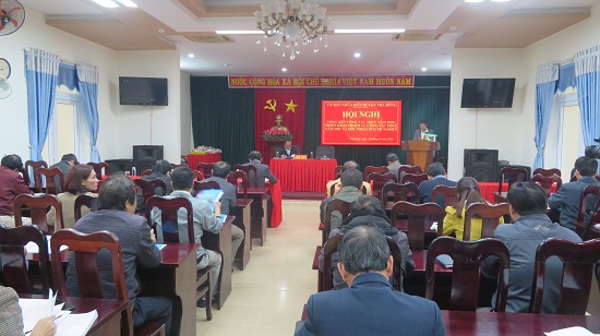 Huyện Trà Bồng tổ chức Hội nghị tổng kết công tác thu ngân sách nhà nước năm 2020