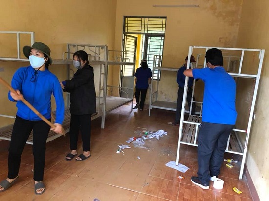 Trà Bồng: Các cấp bộ Đoàn sôi nổi các hoạt động tham gia công tác phòng, chống dịch bệnh Covid-19