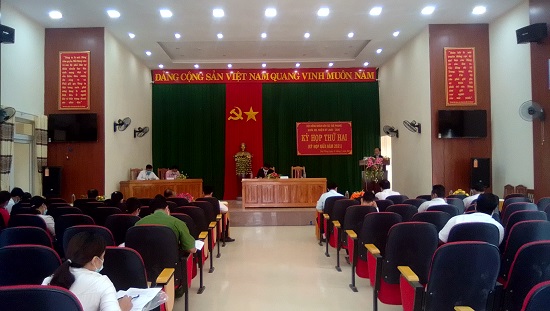 Xã Trà Phong tổ chức kỳ họp thứ II, HĐND xã Khóa XIII nhiệm kỳ 2021 - 2026