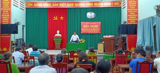 Trà Phú tổ chức Hội nghị tiếp xúc, đối thoại giữa người đứng đầu Cấp ủy với Nhân dân