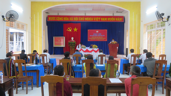 Tổ chức điểm Ngày hội Đại đoàn kết toàn dân tộc tại Khu dân cư thôn 1 xã Trà Giang