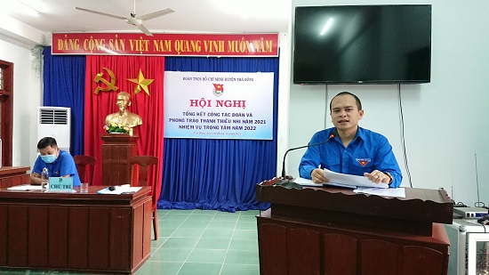 Tích cực chuấn bị Đại hội Đoàn cấp cơ sở tiến tới Đại hội đại biểu Đoàn TNCS Hồ Chí Minh huyện Trà Bồng lần thứ XVI, nhiệm kỳ 2022 - 2027.