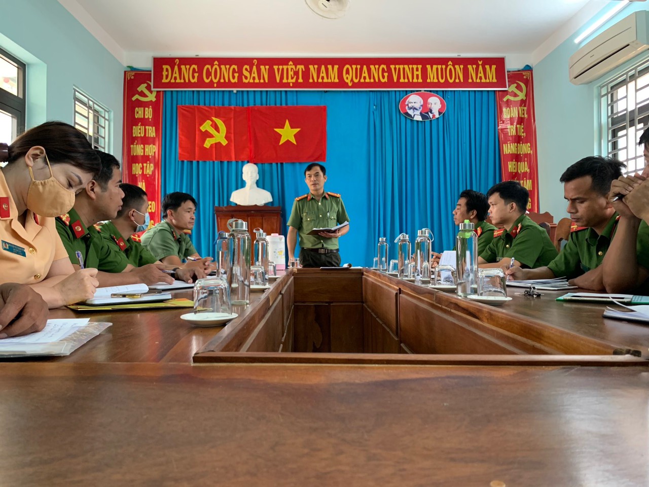 Công an huyện Trà Bồng triển khai công tác bảo đảm ANTT phục vụ kỳ thi tốt nghiệp THPT năm học 2022