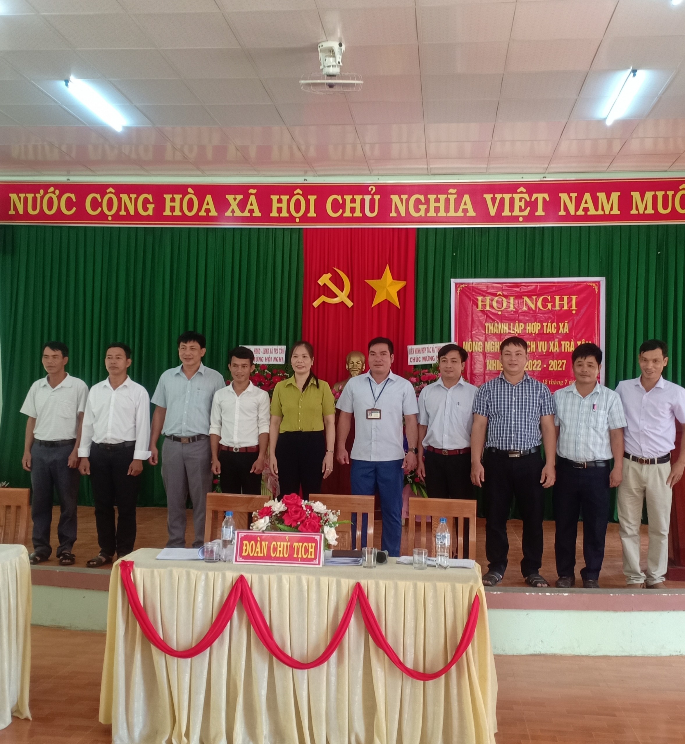 Thành lập hợp tác xã nông lâm nghiệp và dịch vụ xã Trà Tân