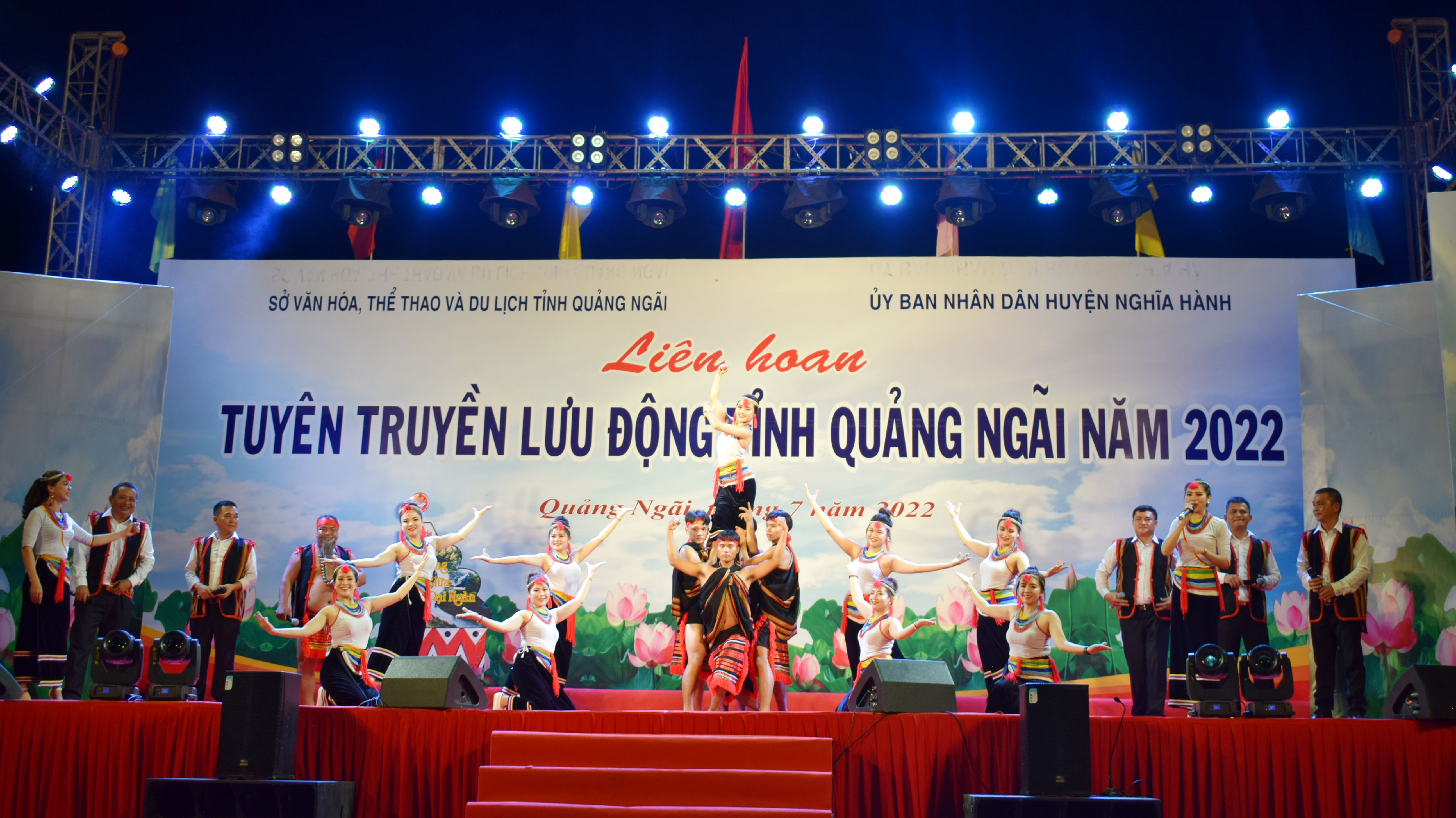 Trà Bồng tham dự liên hoan tuyên truyền lưu động tỉnh Quảng Ngãi năm 2022