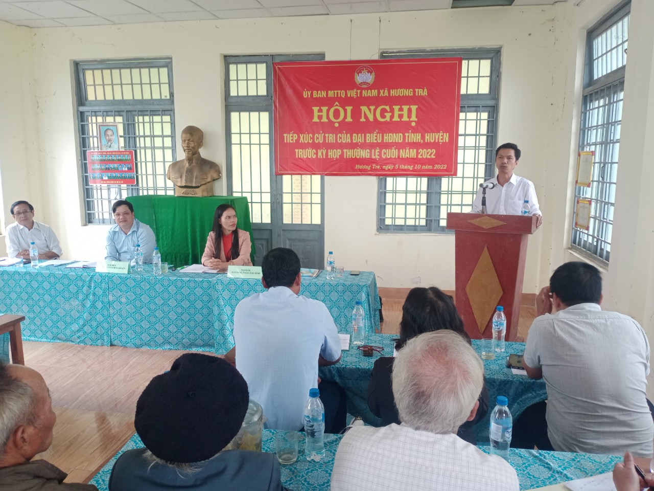 Nhiều vấn đề được cử tri quan tâm trong đợt tiếp xúc của Đại biểu HĐND tỉnh, huyện tại xã Hương Trà