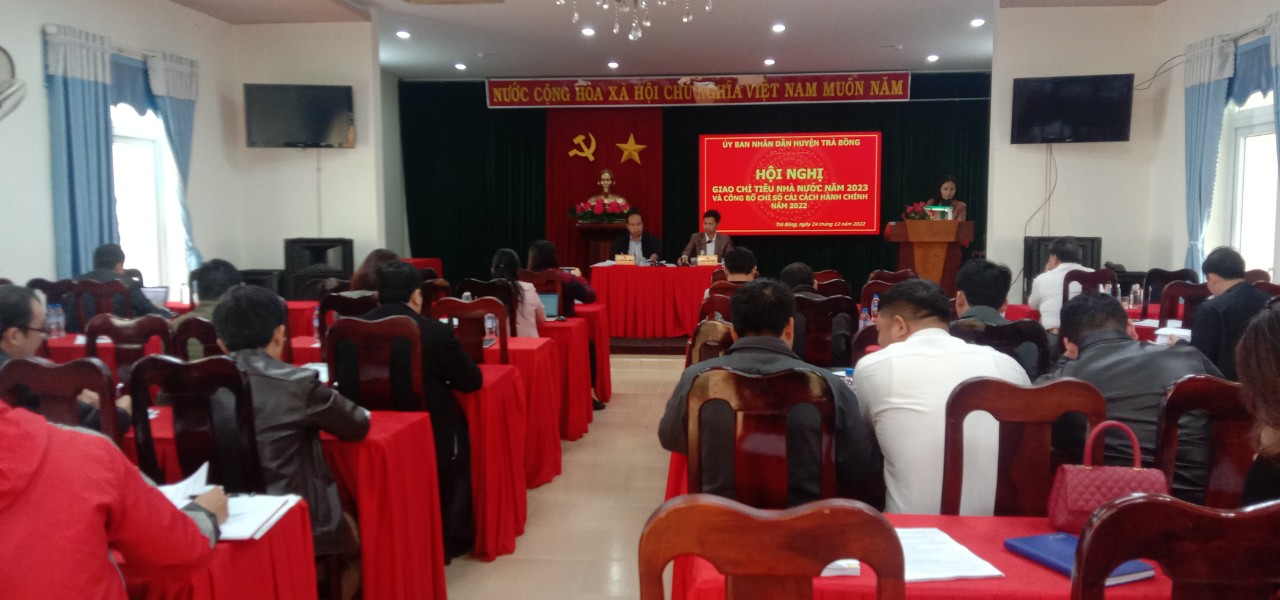 Thị trấn Trà Xuân tiếp tục là đơn vị dẫn đầu điểm chỉ số CCHC năm 2022 của các xã, thị trấn trên địa bàn huyện