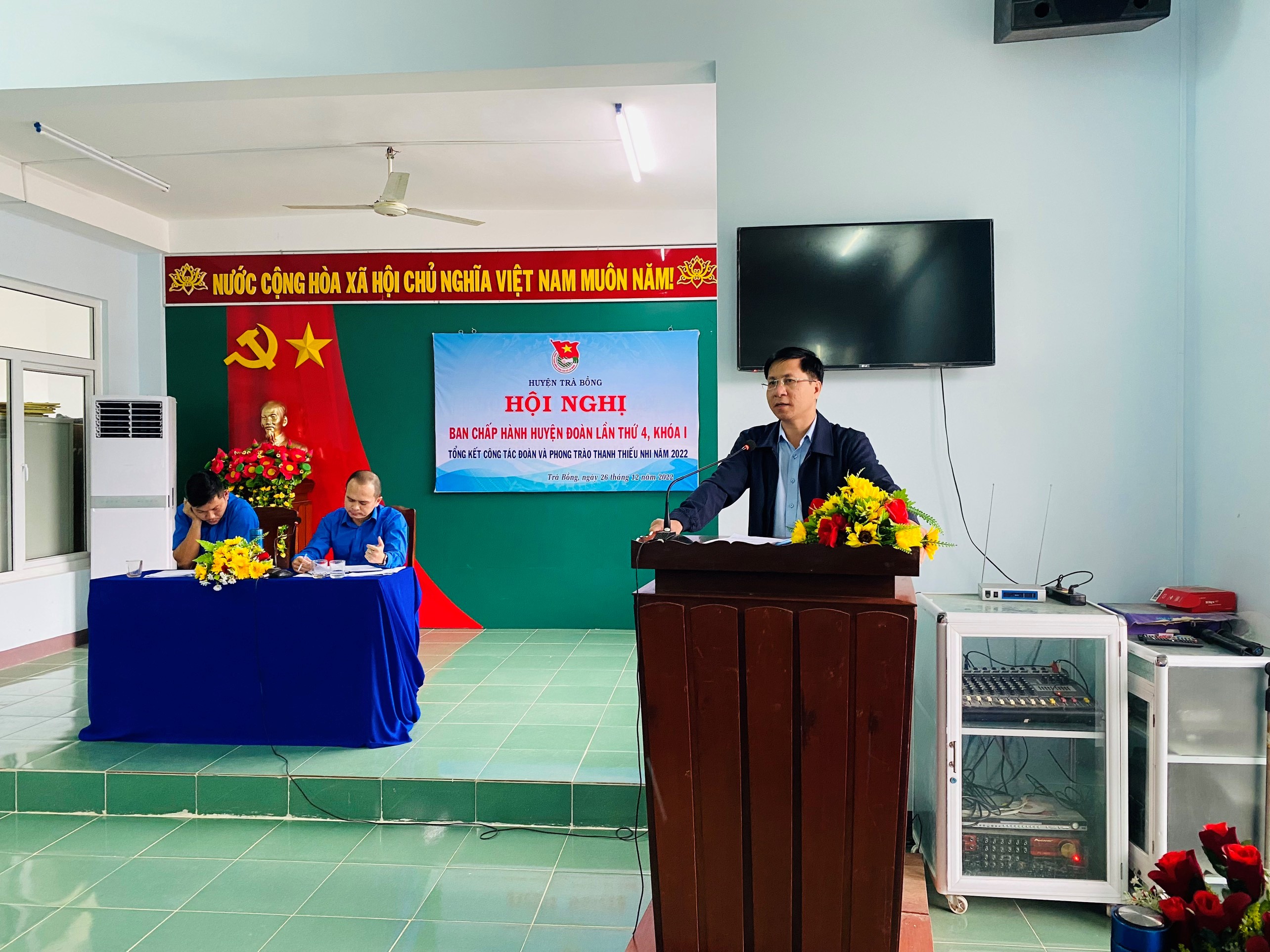 Huyện đoàn Trà Bồng: Tổng kết công tác Đoàn và phong trào thanh thiếu nhi năm 2022.