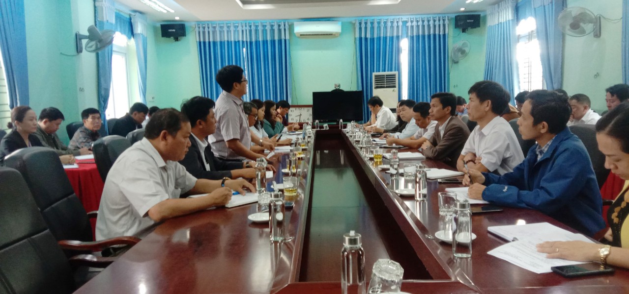 Công bố quyết định thanh tra công tác nội vụ tại UBND huyện Trà Bồng