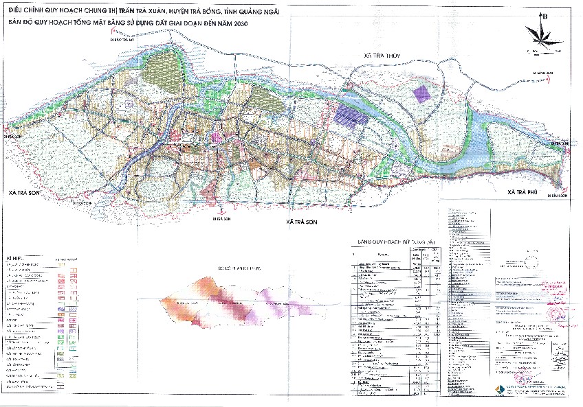 Công bố thông tin điều chỉnh quy hoạch chung thị trấn Trà Xuân, Huyện Trà Bồng, tỉnh Quảng Ngãi