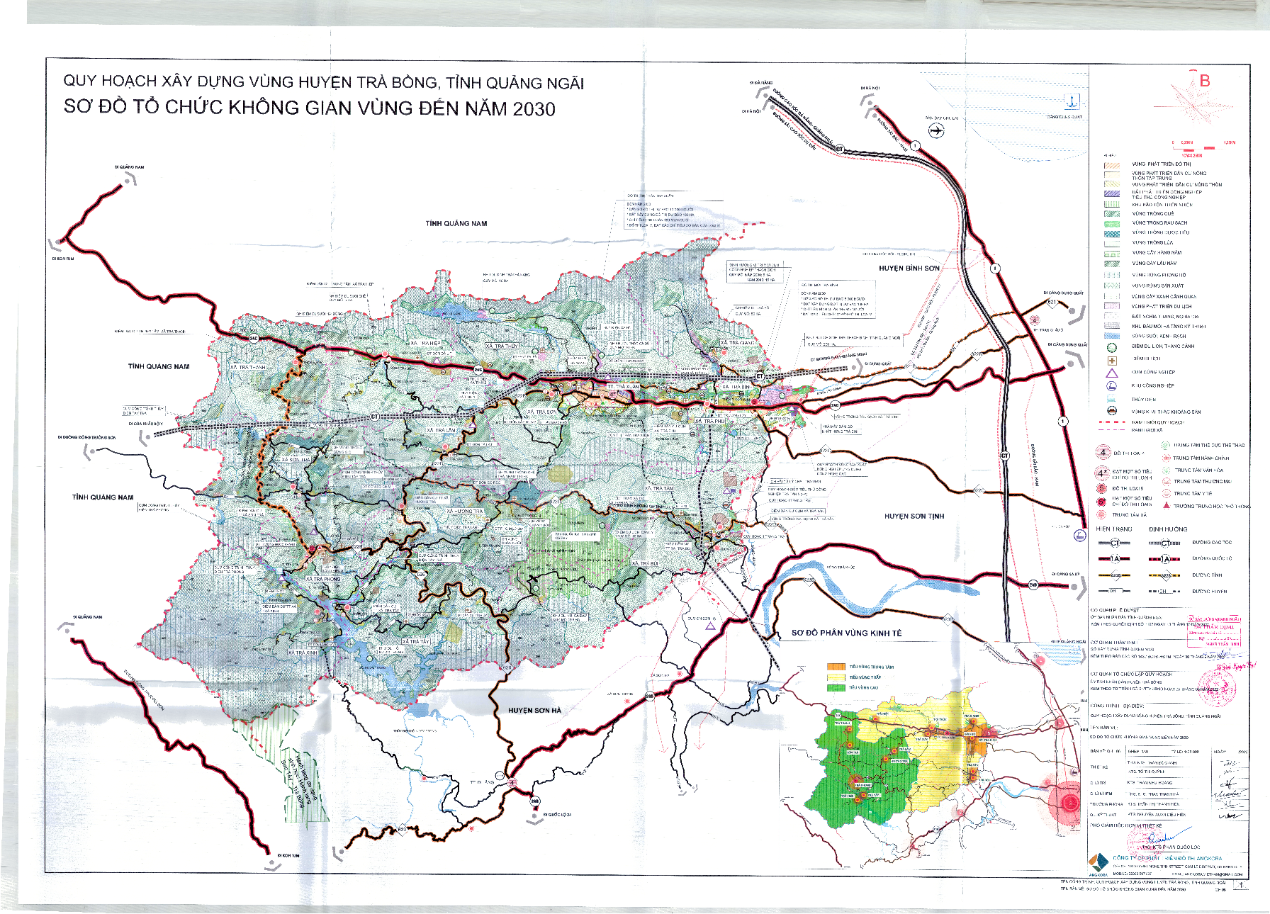 Công bố thông tin đồ án Quy hoạch xây dựng vùng huyện Trà Bồng, tỉnh Quảng Ngãi