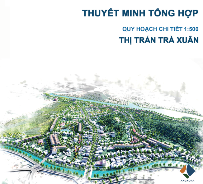 Công bố công khai đồ án Quy hoạch chi tiết 1/500 thị trấn Trà Xuân (Khu vực phía Tây)