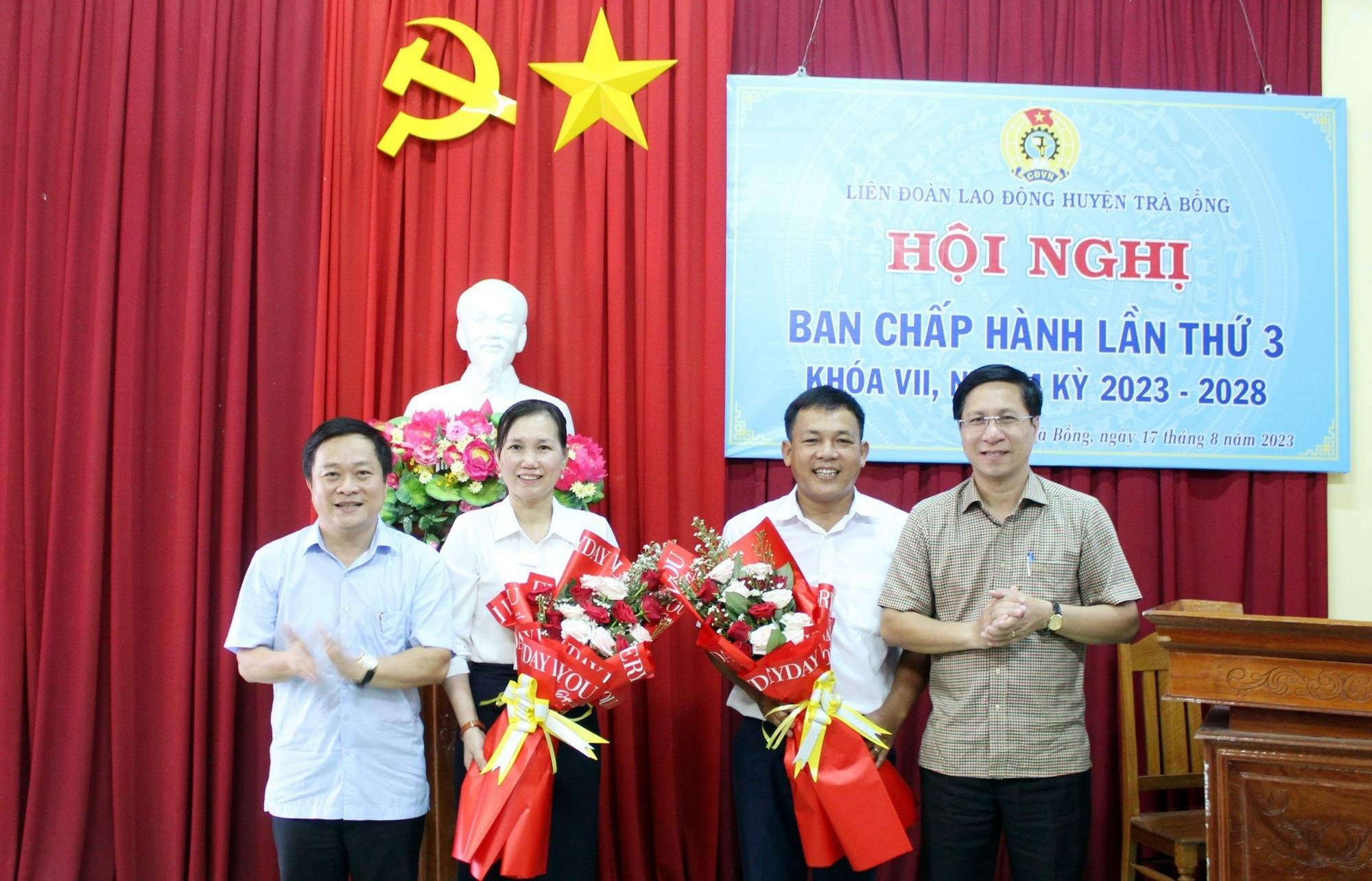 Hội nghị Ban Chấp hành lần thứ 3 huyện Trà Bồng khóa VII, nhiệm kỳ 2023-2028.