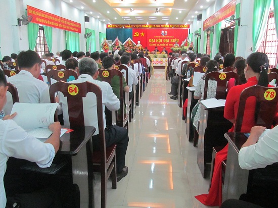 Đại hội Đảng bộ thị trấn Trà Xuân, nhiệm kỳ 2020-2025
