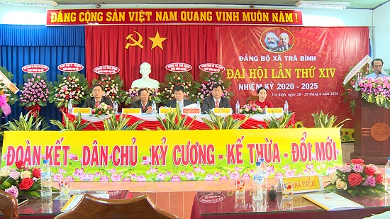 Đại hội Đảng bộ xã Trà Bình lần thứ XIV, nhiệm kỳ 2020-2025