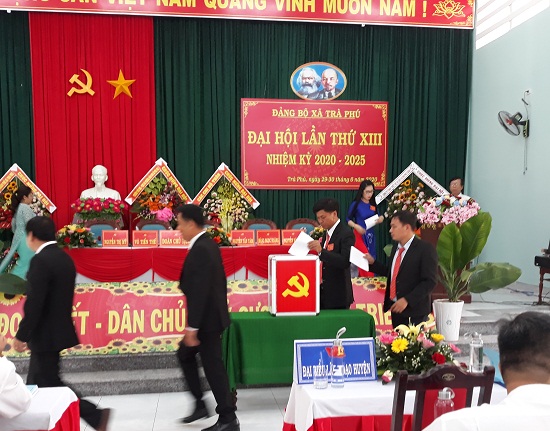 Đại hội Đảng bộ xã Trà Phú lần thứ XIII, nhiệm kỳ 2020 - 2025