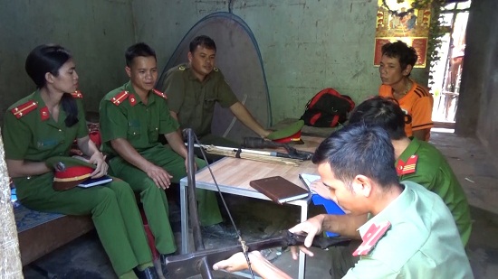 Công an huyện Trà Bồng: Giữ vững an ninh trật tự cho Đại hội Đảng các cấp