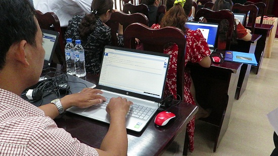 Tập huấn phần mềm quản lý văn bản và điều hành dùng chung trong các cơ quan nhà nước tỉnh Quảng Ngãi