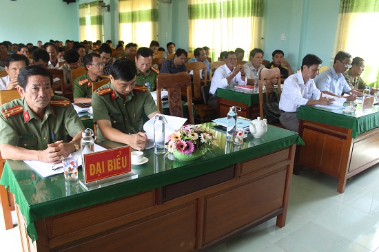 Công an huyện Trà Bồng sơ kết 6 tháng đầu năm 2020