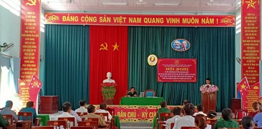 Hội Cựu chiến binh Trà Phú sơ kết giữa nhiệm kỳ lần thứ VI, giai đoạn 2017 - 2022.