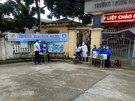 Huyện đoàn Trà Bồng triển khai Chương trình “Tiếp sức mùa thi” kỳ thi tốt nghiệp THPT năm 2020