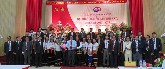 Đại hội đại biểu Đảng bộ huyện Trà Bồng lần thứ XXIV, nhiệm kì 2020-2025
