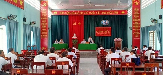 Hội đồng nhân dân xã Trà Phú, khoá XII, nhiệm kỳ 2016 - 2021 tổ chức Kỳ họp thứ 13