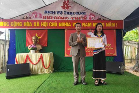 KHU DÂN CƯ TRÀ ÓT, XÃ TRÀ TÂN TỔ CHỨC NGÀY HỘI ĐẠI ĐOÀN KẾT TOÀN DÂN TỘC