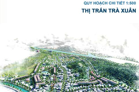 Công bố công khai đồ án Quy hoạch chi tiết 1/500 thị trấn Trà Xuân (Khu vực phía Tây)