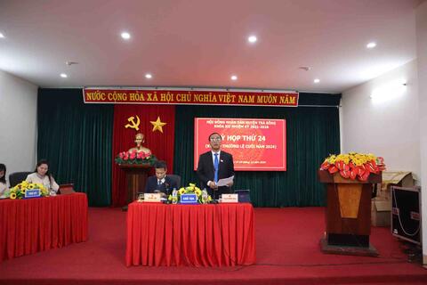 HĐND HUYỆN TRÀ BỒNG THẢO LUẬN NHIỀU NỘI DUNG QUAN TRỌNG TẠI KỲ HỌP CUỐI NĂM 2024