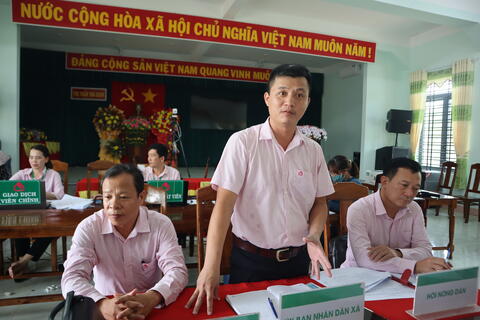 GIAO BAN HOẠT ĐỘNG TÍN DỤNG CHÍNH SÁCH Ở XÃ TRÀ BỒNG SAU SÁP NHẬP
