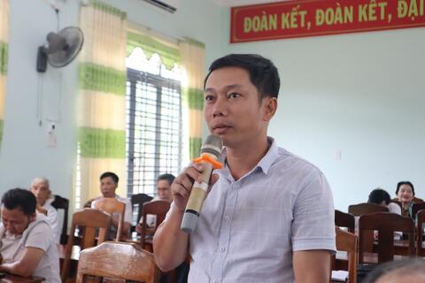 NHÂN DÂN 6 THÔN TRÊN ĐỊA BÀN TT TRÀ XUÂN (CŨ) GỬI GẮM NHIỀU TÂM TƯ ĐẾN CHỦ TỊCH UBND XÃ HỒ KIM DŨNG